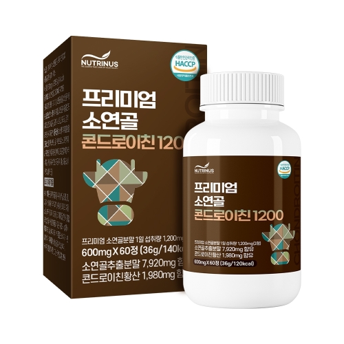 뉴트리너스 프리미엄 소연골 콘드로이친1200 600mg x 60정