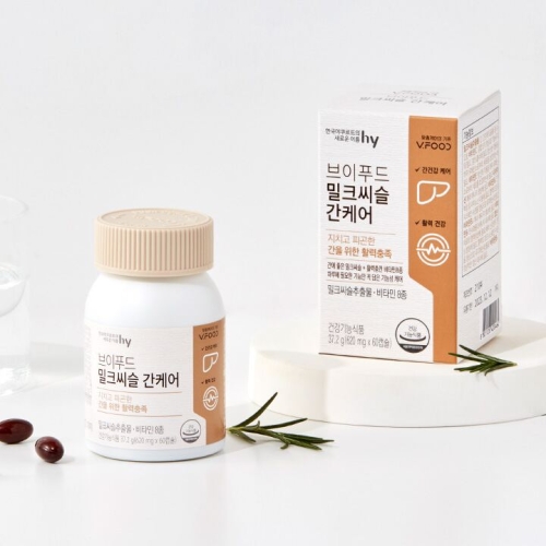 한국야쿠르트 브이푸드 밀크씨슬 간케어 620mg x 60캡슐