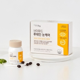 한국야쿠르트 브이푸드 루테인 눈케어 500mg x 30캡슐 x 2입