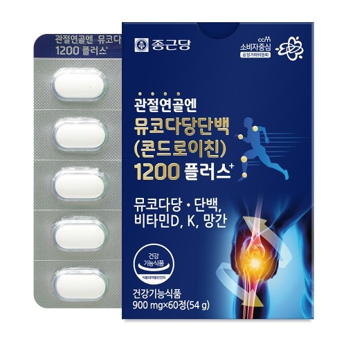 종근당 관절연골엔 뮤코다당단백(콘드로이친)1200 플러스 900mg x 60정