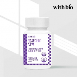 위드바이오 뮤코다당 단백 (실속형) 1000mg x 60정