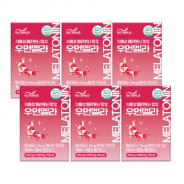 뉴트리너스 식물성 멜라토닌 함유 우먼멜라 600mg x 30정 x ★ 6개 ★