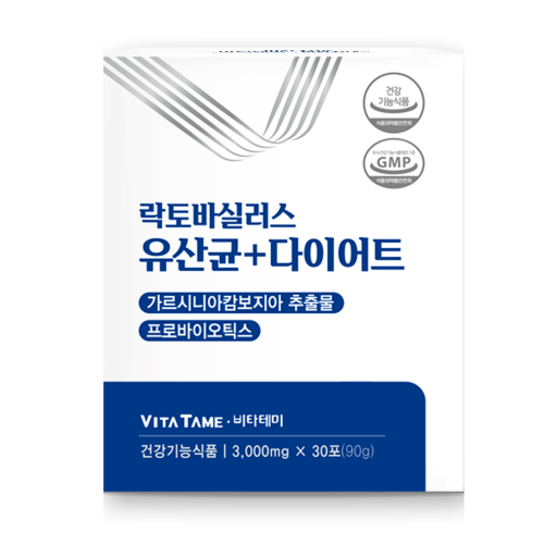 비타테미 락토바실러스 유산균+다이어트 3000mg x 30포
