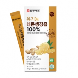 일양약품 유기농 레몬생강즙 100% 20g x 15포