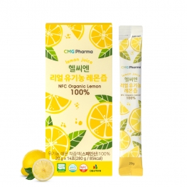 CMG제약 헬씨엔 리얼 유기농 레몬즙 20g x 14포