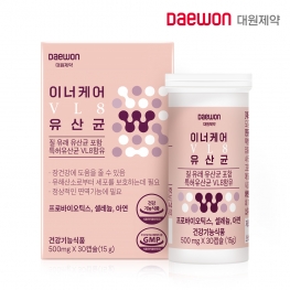 대원제약 이너케어 VL8 질유산균 500mg x 30캡슐