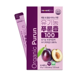 내츄럴플러스 유기농 푸룬즙100 20g x 15포
