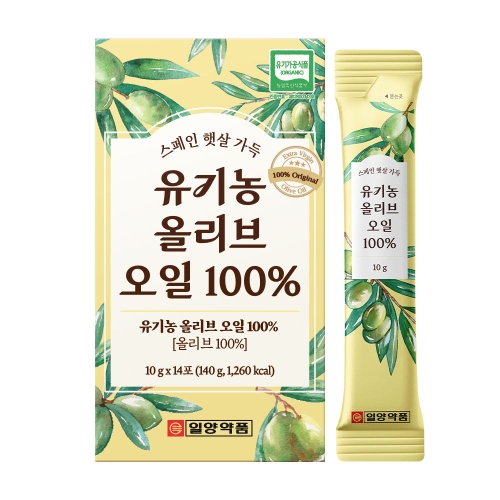 일양약품 유기농 올리브 오일 100% (10ml x 14포)