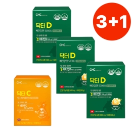 CHC 닥터D(비타민D) 500mg x 60정 ★3박스★+(닥터C 서비스)