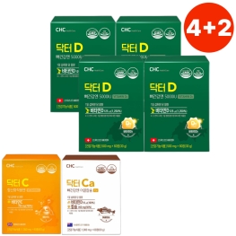 CHC 닥터D(비타민D) 500mg x 60정 ★4박스★+(닥터C,닥터Ca 서비스)