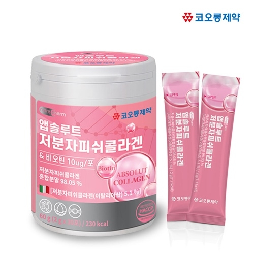 코오롱제약 프리미엄 저분자피쉬콜라겐 2g x 30포
