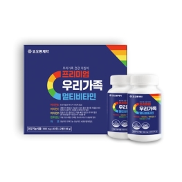 코오롱제약 프리미엄 우리가족 멀티비타민 900mg x 60정 x 2병