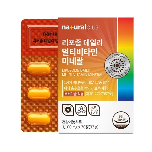 내츄럴플러스 리포좀 데일리 멀티비타민미네랄 1100mg x 30정