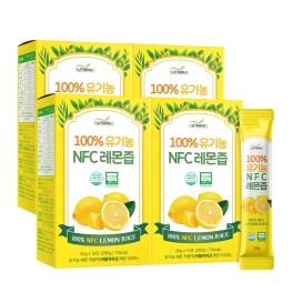 뉴트리너스 100% 유기농 NFC 레몬즙 20g x 14포 x ★ 4박스 ★