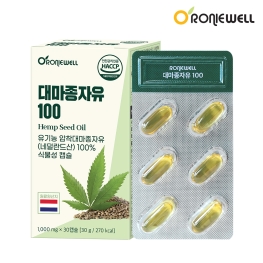 로니웰 대마종자유 100 (1,000mg x 30캡슐)