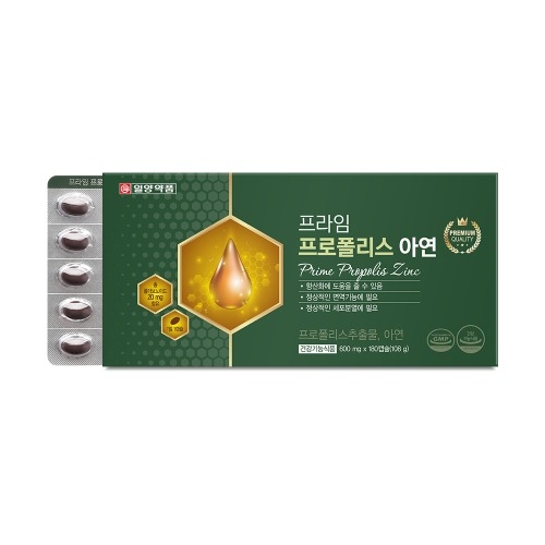 일양약품 프라임 프로폴리스 아연 600mg x 180캡슐