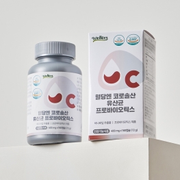 웰러스 혈당엔 코로솔산 유산균 프로바이오틱스 400mg x 180캡슐