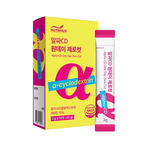 뉴트리너스 알파CD 원데이 제로컷 3g x 14포