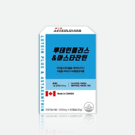 웰러스 루테인플러스&아스타잔틴 500mg x 60캡슐