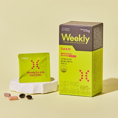 한국야쿠르트 브이푸드 위클리 컷앤핏 2.68g x 7포