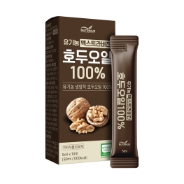 뉴트리너스 유기농 엑스트라버진 호두오일100% 5ml x 10포