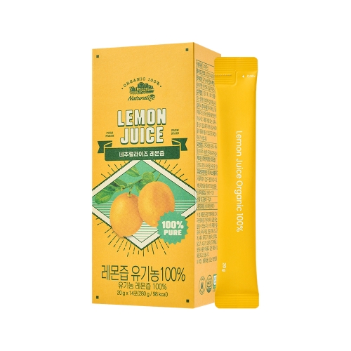 네추럴라이즈 레몬즙 유기농 100% 20g x 14포