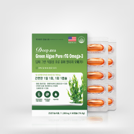 [동신헬스케어] 딥씨 그린 식물성 조류 퓨어 알티지 오메가3 1280mg x 60캡슐