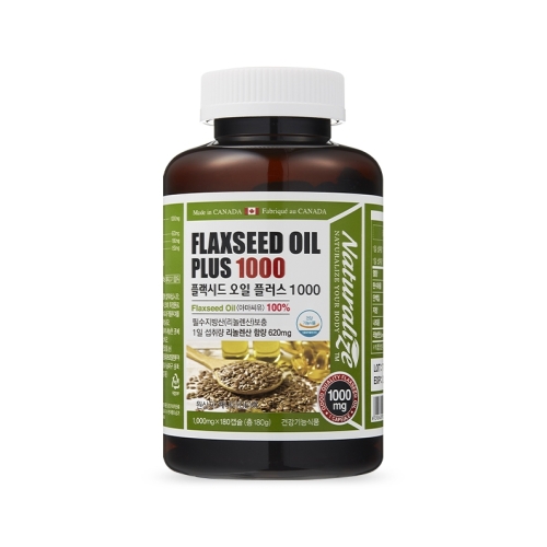네추럴라이즈 플랙시드 오일 플러스 1000 (1000mg x 180캡슐)