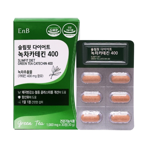 EnB 슬림핏 다이어트 녹차카테킨 400 (1,000mg x 30정)