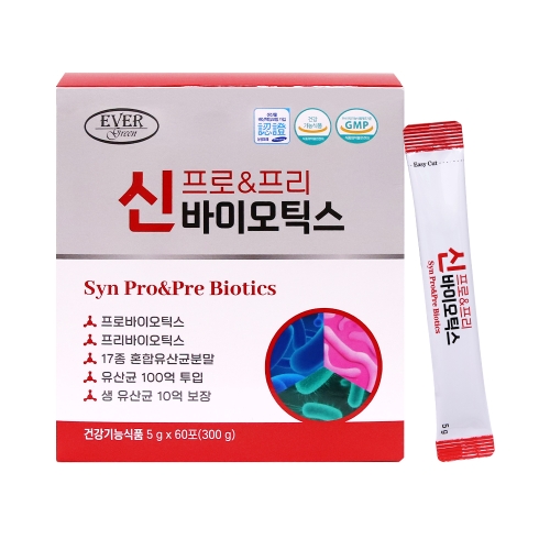 에버그린 신프로&프리바이오스틱스 5g x 60포