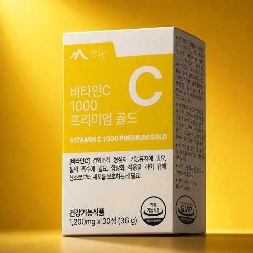 건강산 비타민C 1000 프리미엄 골드 1,200mg x 30정