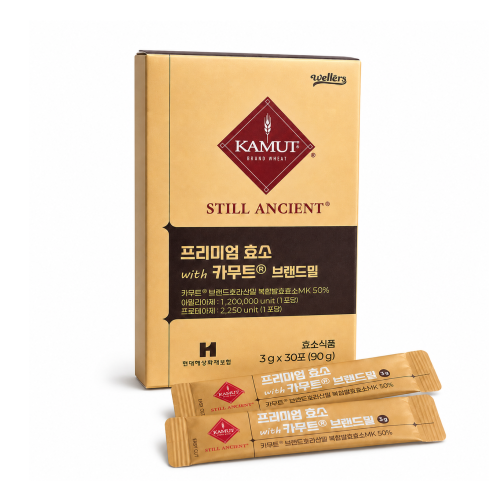 웰러스 프리미엄 효소 위드 카무트 브랜드밀 3g x 30포