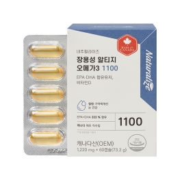 네추럴라이즈 장용성 알티지 오메가3 1100 (1220mg x 60캡슐)