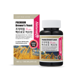 네추럴라이즈 프리미엄 맥주효모 비오틴 550mg x 120정