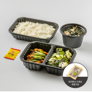 강릉식 꼬막비빔밥과 미역국