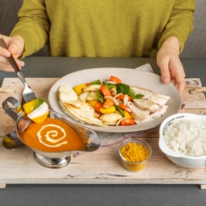 치킨마크니 커리와 버터난