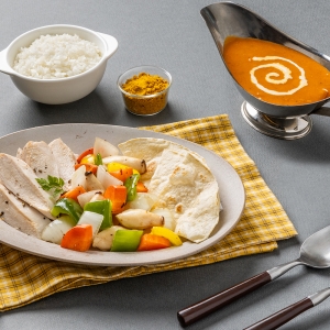 치킨마크니 커리와 버터난