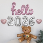 연말 풍선 헬로우 신년 파티 세트