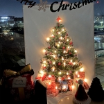 크리스마스 선물 트리 패브릭 포스터 벽트리 전구 데코 장식 세트 홈 파티