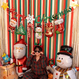 크리스마스 꾸미기 홈파티 스트리머 세트