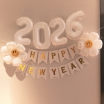 연말 파티 용품 해피뉴이어 풍선 세트 은박 신년 새해 숫자 알파벳 소품