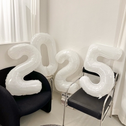 연말 파티 풍선 숫자 40인치 특대 사이즈 신년 홈 파티 소품 용품