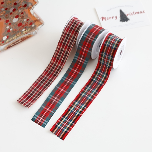 크리스마스 리본 선물 포장 트리 오너먼트 소품