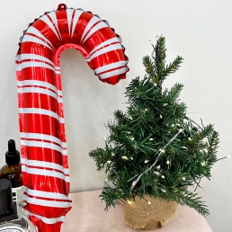 미니 막대 사탕 지팡이 풍선 크리스마스 홈 파티