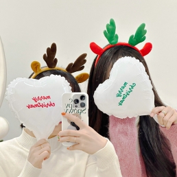 메리크리스마스 미니 하트 레터링 풍선 세트