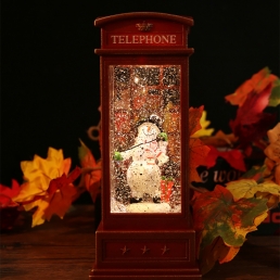 크리스마스 텔레폰 눈사람 오르골 무드등 스노우볼 워터볼 조명