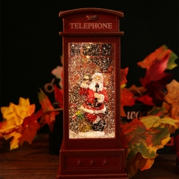 크리스마스 텔레폰 산타 오르골 무드등 스노우볼 워터볼 조명