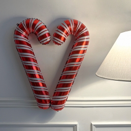 막대 사탕 지팡이 풍선 크리스마스 용품 홈 파티 소품