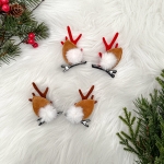 크리스마스 홈 파티 소품 루돌프 귀 핀 2P 세트 용품