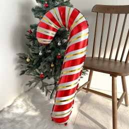 크리스마스 용품 막대 사탕 지팡이 대형 풍선 홈 파티